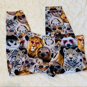 SECRET TREASURES Animal with Sunglasses Lounge Pants Size 2X